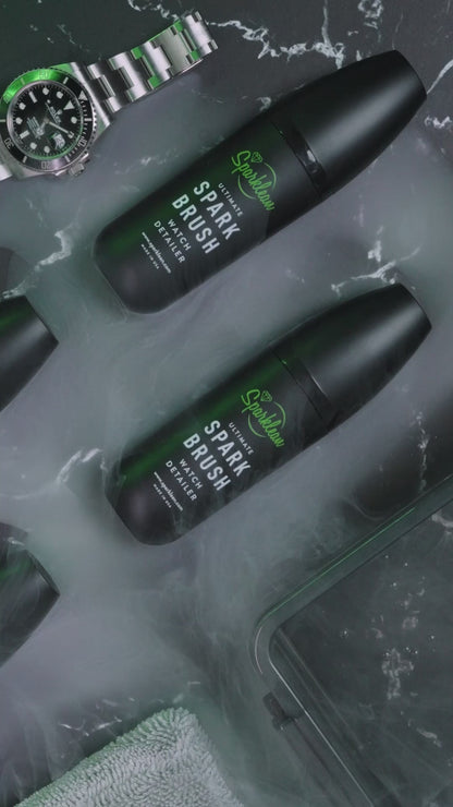 SparkBrush™ by Sparklean® | Soft-Bristle Cleaner for Luxury Watches & Fine Jewelry