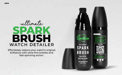 SparkBrush Soft-Bristle Jewelry Cleaner for Gentle Care on All Metals, Jewelry, & Watches