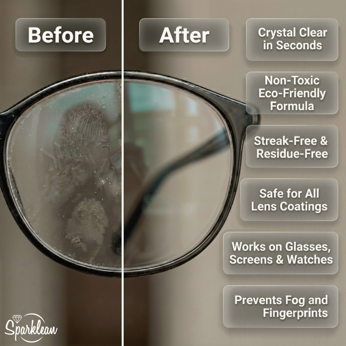 Sparklean® Original Cleaning Spray | Safe for All Coatings | Anti-Fog